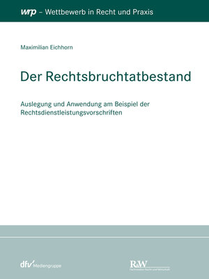 cover image of Der Rechtsbruchtatbestand
